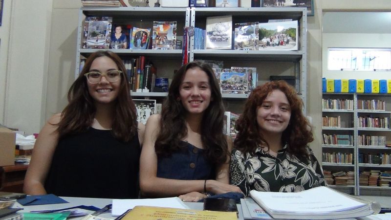 Nicole Arteca, Ayla Julianna e Lorane de Sousa - Acadêmicas de Arquitetura da ULBRA 